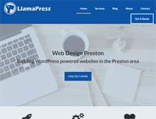 Tablet Screenshot of llamapress.com